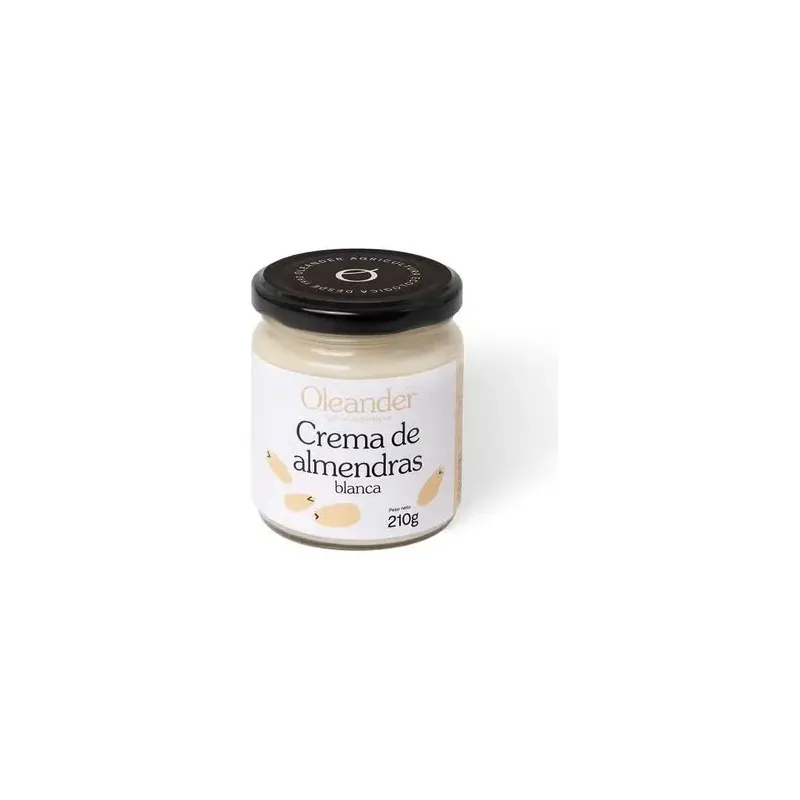 Crema de almendra blanca repelada 210gr. bio vegan | Farmacia Barata