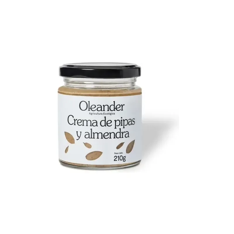 Oleander crema de pipas y almendras eco 210g | Farmacia Barata