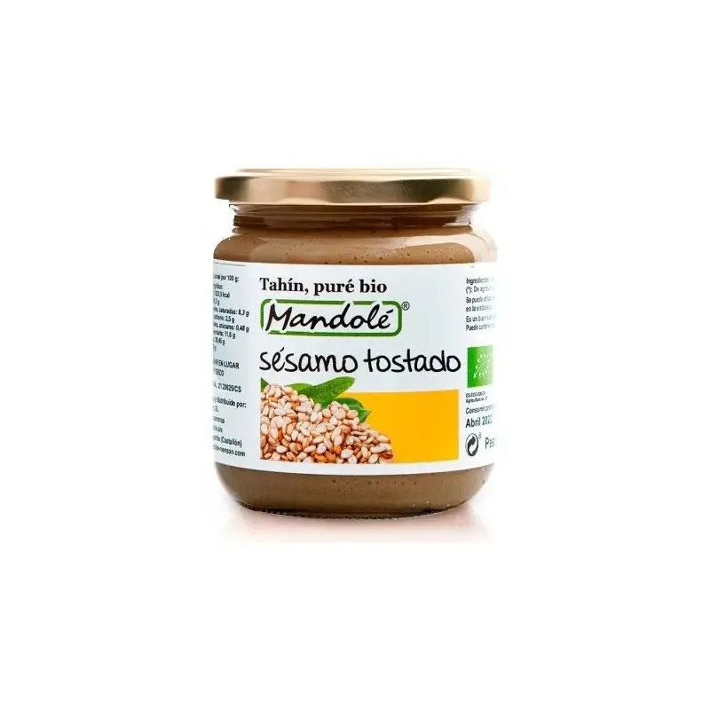Mandole puré de sésamo tostado bio 700g | Farmacia Barata