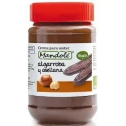 Mandole crema algarroba avellana s/pal 375g