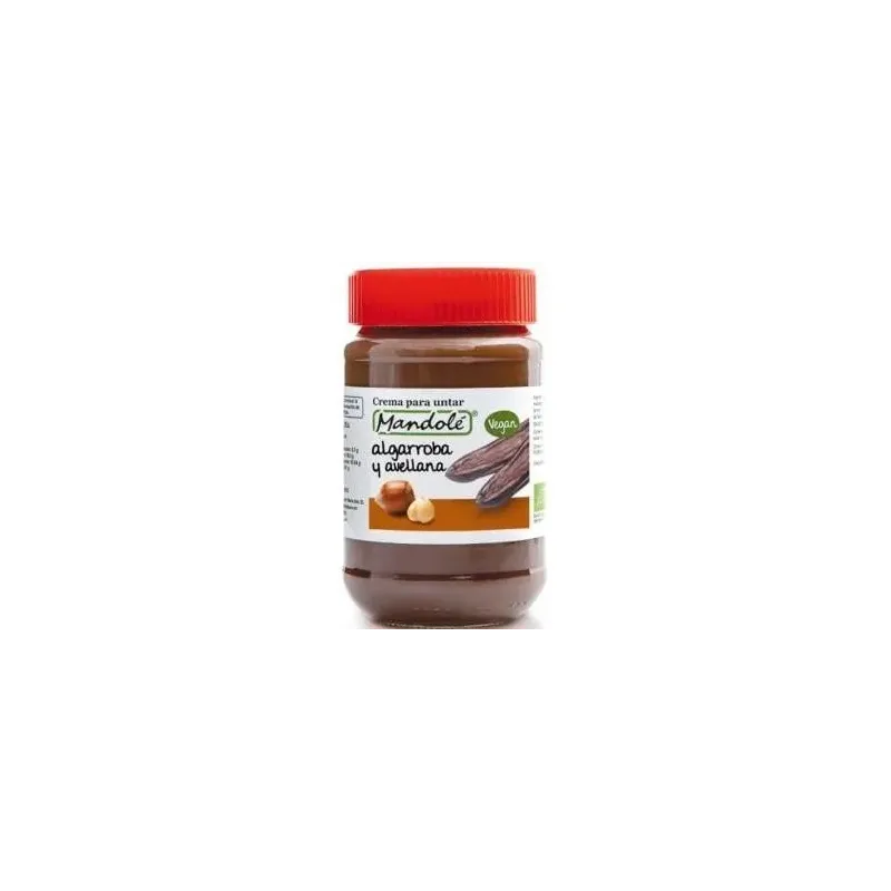 Mandole crema algarroba avellana s/pal 375g | Farmacia Barata