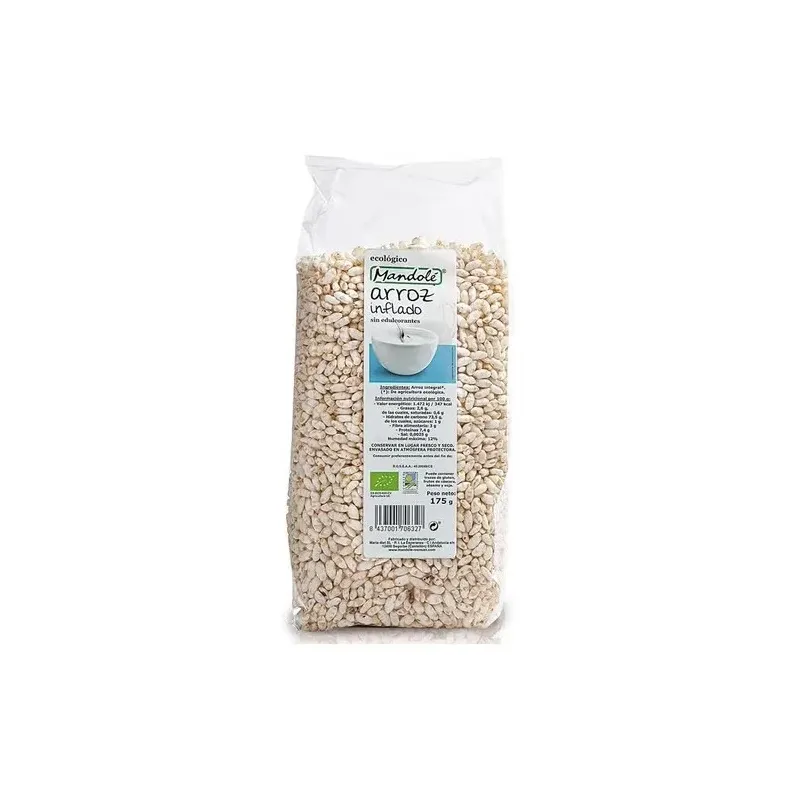 Mandole arroz hinchado int bio 375g | Farmacia Barata