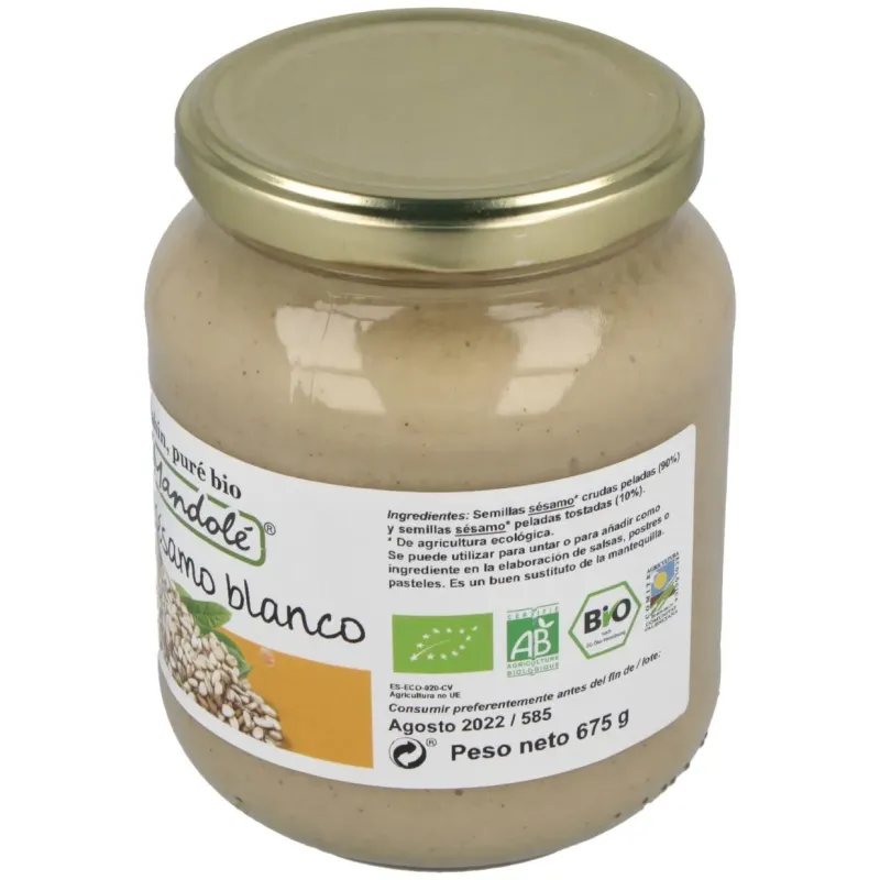 Pure de sesamo blanco 675gr. bio | Farmacia Barata