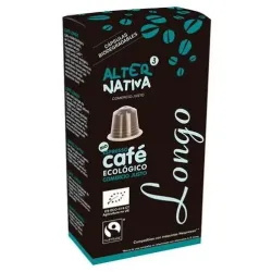 Cafe longo 10capsulas cafe biodegradable. eco