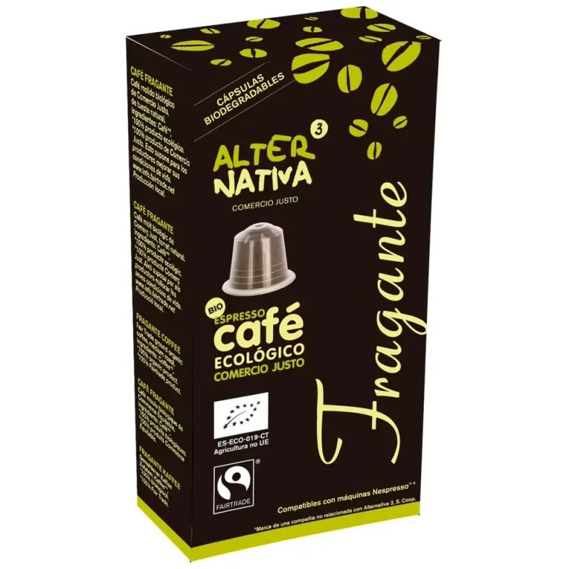 Cafe fragante 10capsulas cafe biodegradable. eco | Farmacia Barata