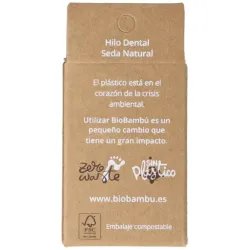 Biobambú recambios hilo dental de seda natural 2x30m | Farmacia Barata