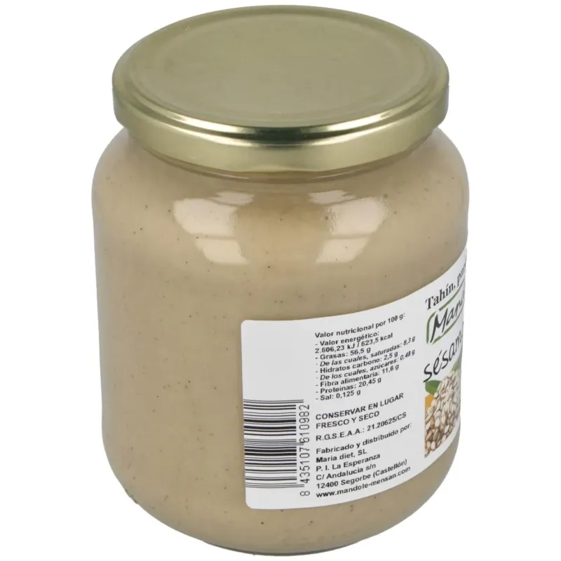 Pure de sesamo blanco 675gr. bio | Farmacia Barata