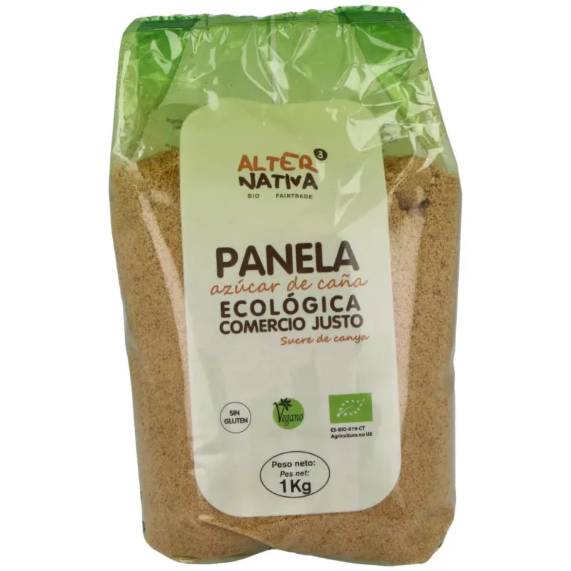 Alternativa3 bio azúcar de caña panela de ecuador 1kg | Farmacia Barata