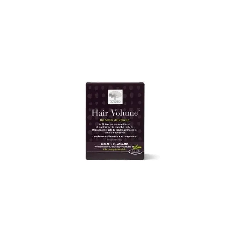 New nordic hair volume croissance et volume des cheveux 90 comprimés | Farmacia Barata