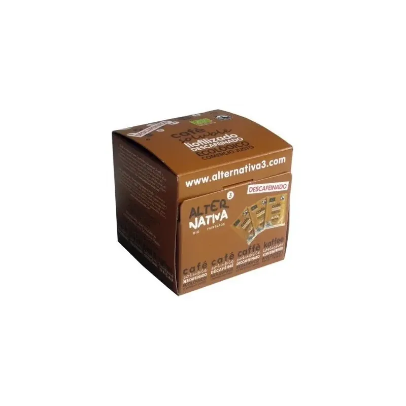 Alternativa3 café soluble descafeinado bio 25x2g | Farmacia Barata Alternativa3 café soluble descafeinado bio 25x2g | Farmacia Barata