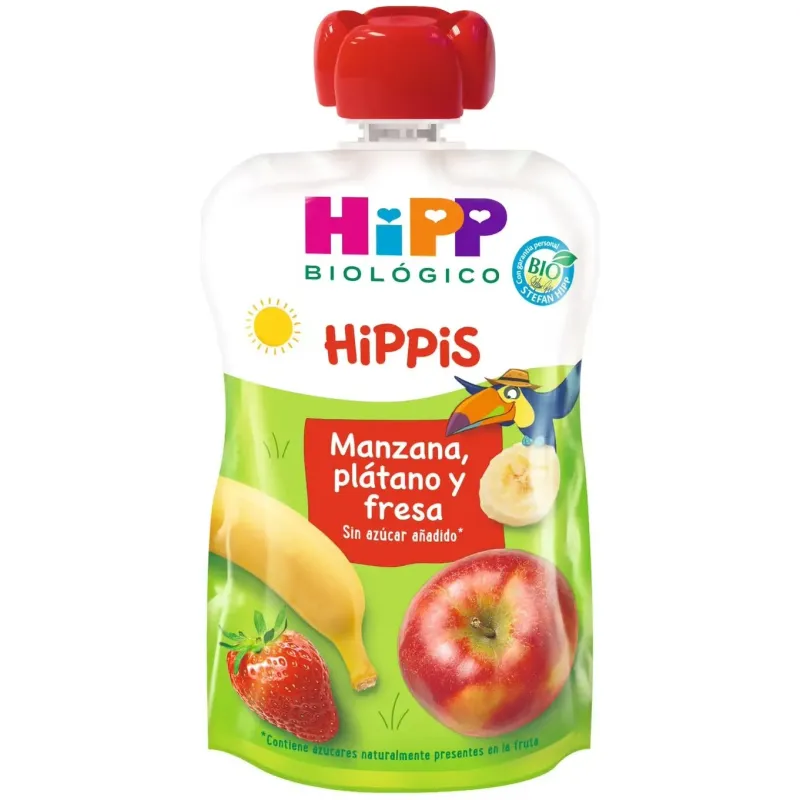 Pouches de manzana platano y fresa bebibles 100gr | Farmacia Barata Pouches de manzana platano y fresa bebibles 100gr | Farmacia Barata