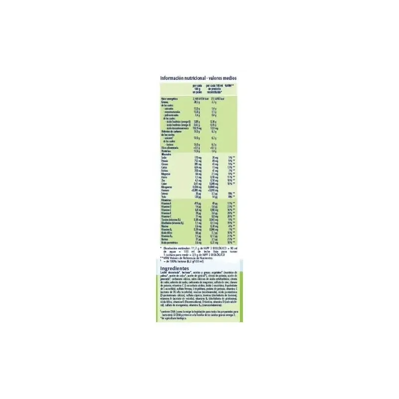 Hipp leche 3 de crecimiento bio 500g | Farmacia Barata Hipp leche 3 de crecimiento bio 500g | Farmacia Barata