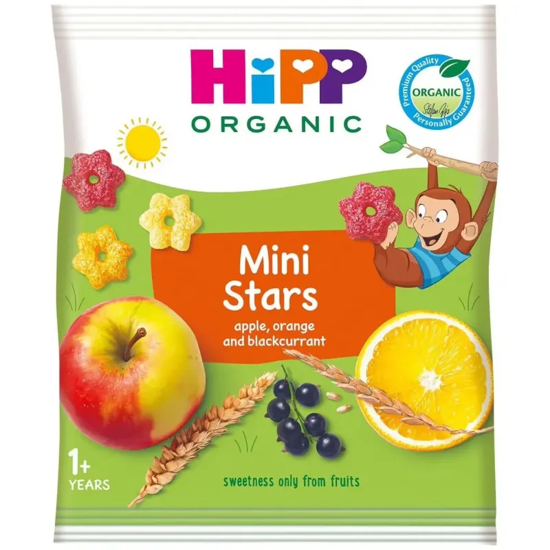 Hipp bio estrellitas con frutas snack 30 g | Farmacia Barata