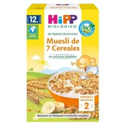 Hipp kids muesli 7 cereales con banana refinada bio 200g