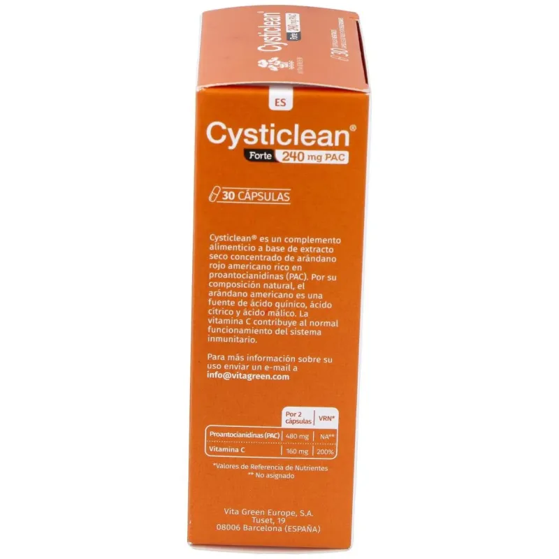 Cysticlean forte 240ml. 30cap. | Farmacia Barata
