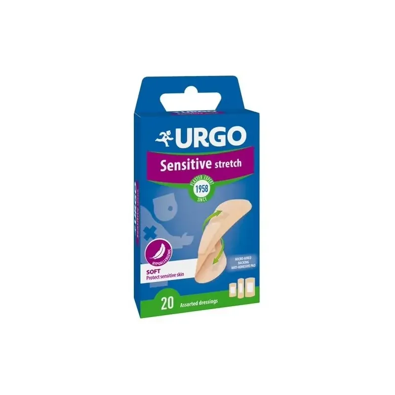 Urgo sensitive stretch 20 apositos surtidos | Farmacia Barata