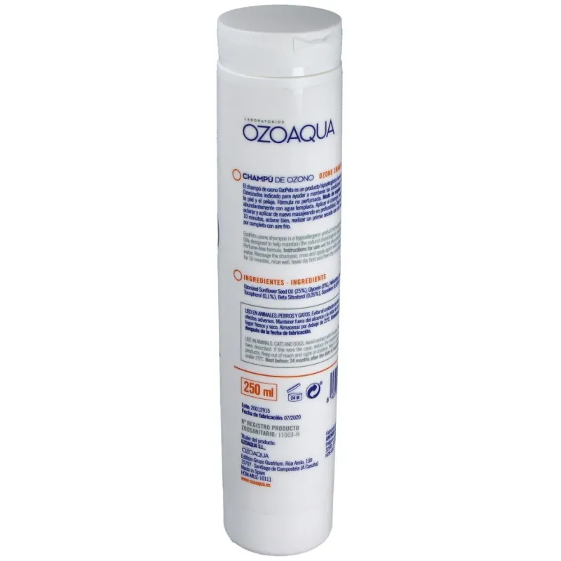 Ozopets champu de ozono 250ml. 2 | Farmacia Barata Ozopets champu de ozono 250ml. 2 | Farmacia Barata