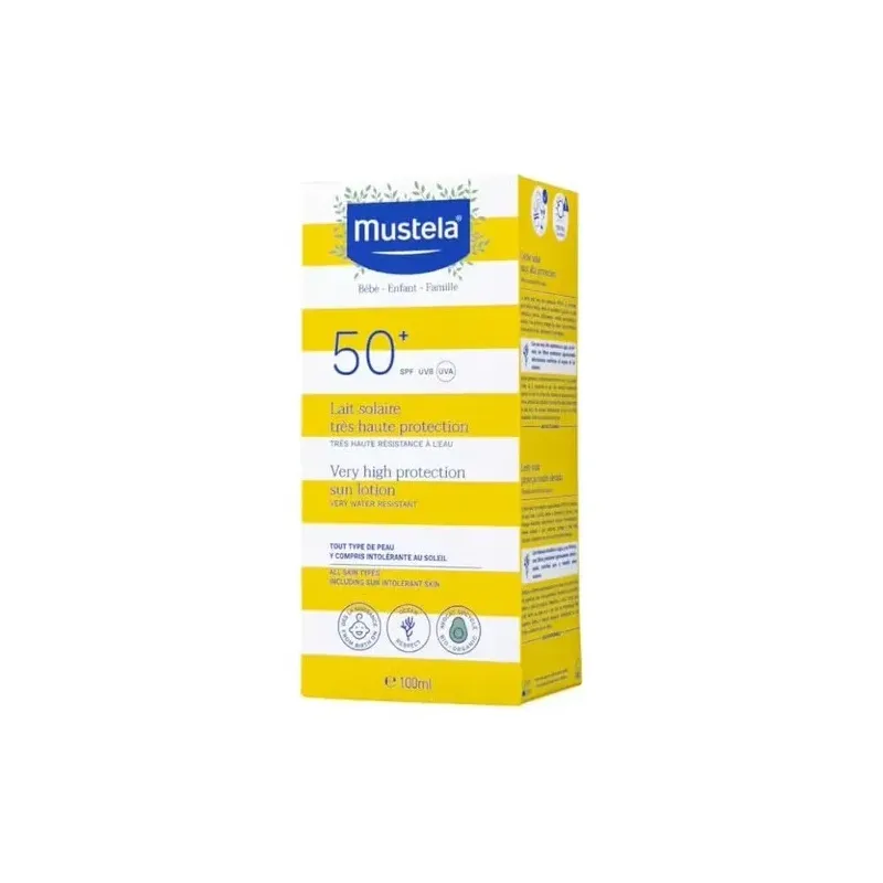 Mustela leche solar protección muy alta spf 50+ 100ml | Farmacia Barata