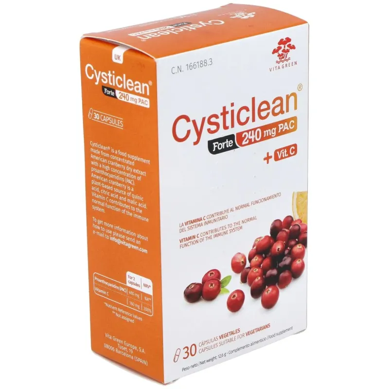 Cysticlean forte 240ml. 30cap. | Farmacia Barata
