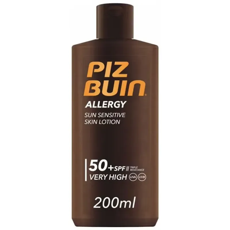 Piz buin allergy loción piel sensible spf50+ proteccion 400ml | Farmacia Barata