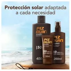 Piz buin allergy loción piel sensible spf50+ proteccion 400ml | Farmacia Barata