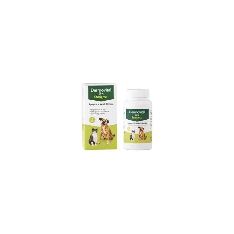 Dermovital zinc perros y gatos 60comp. | Farmacia Barata