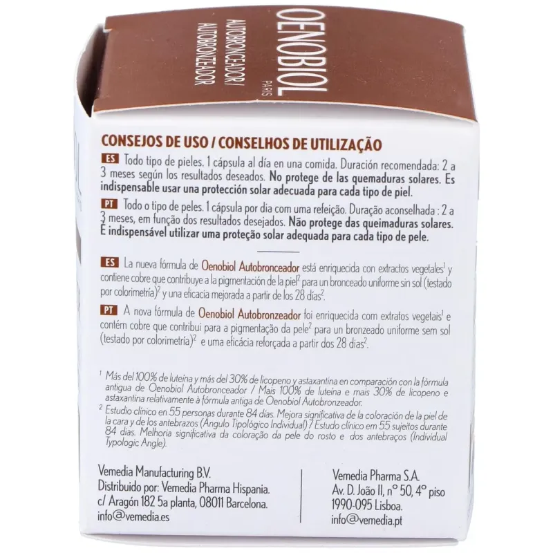 Oenobiol autobronceador 30cap. 2 | Farmacia Barata