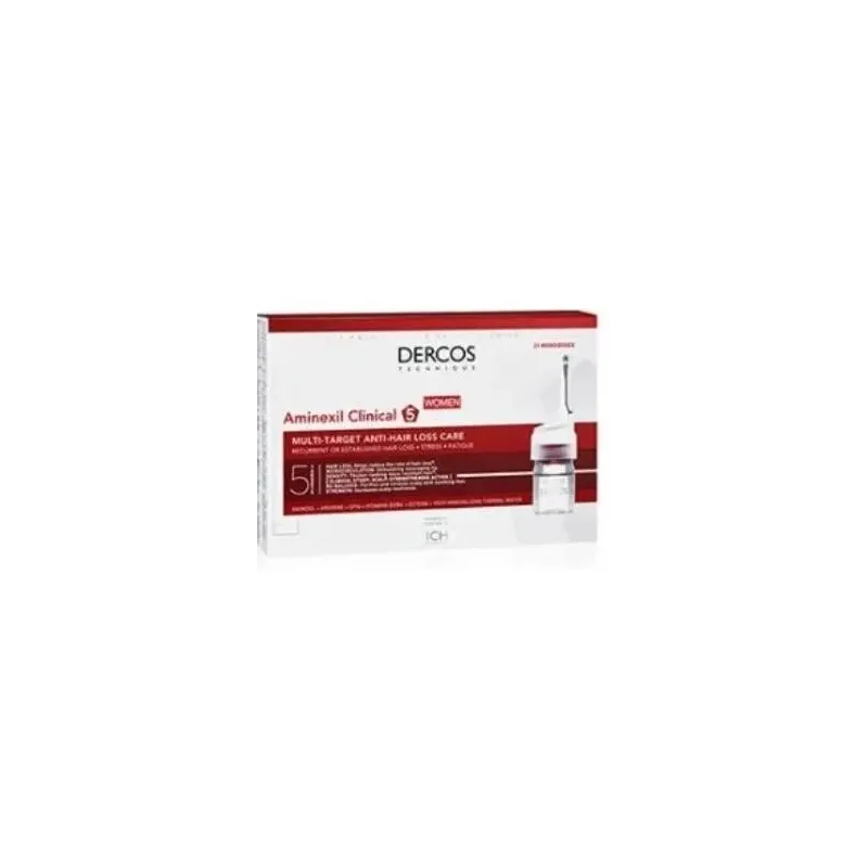 Dercos aminexil clinical 5 mujer 21x6ml. | Farmacia Barata