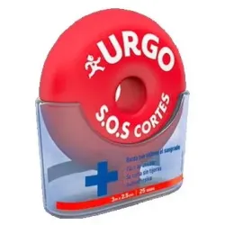 Urgo sos cortes banda 3m x 2,5cm
