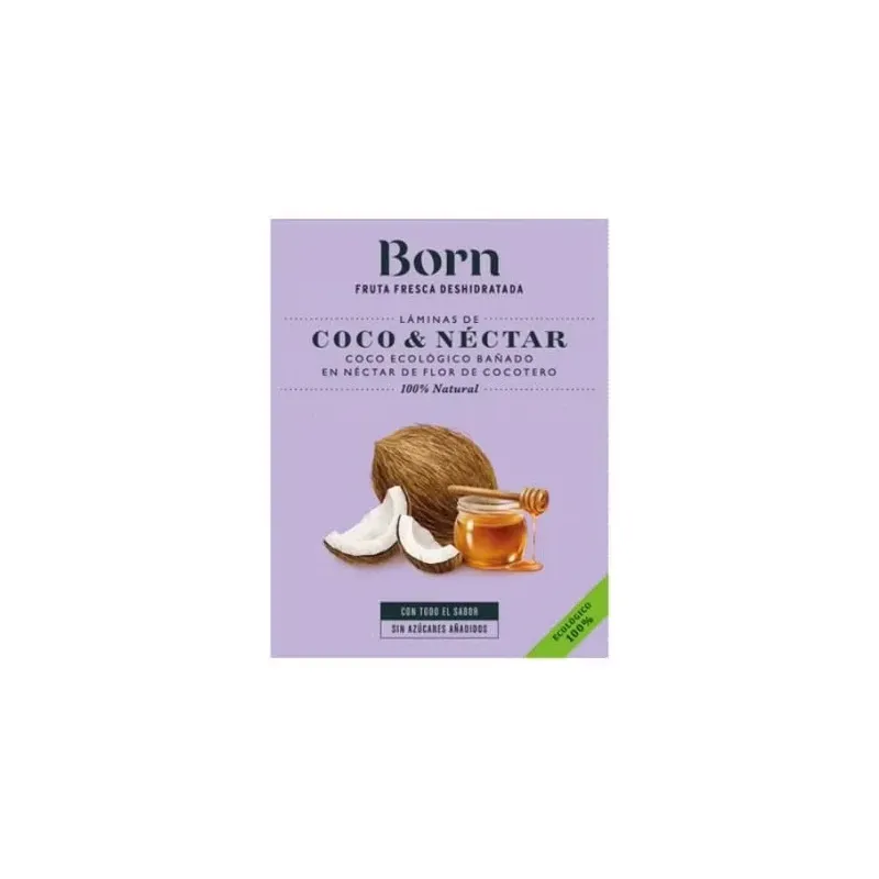 Born coco y nectar laminas deshidratados eco 40g | Farmacia Barata