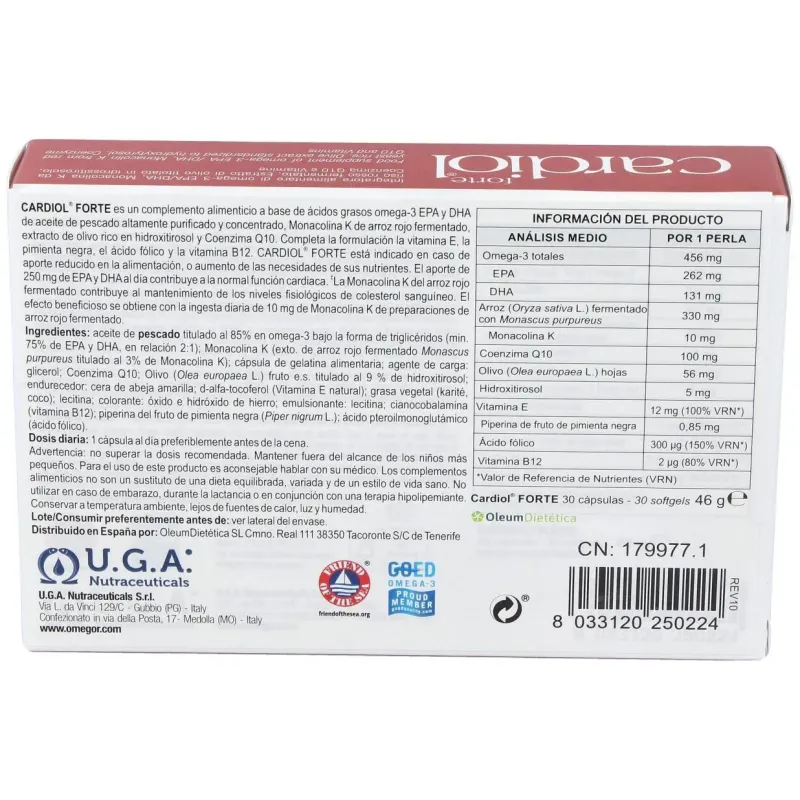 Cardiol forte 30perlas 2 | Farmacia Barata