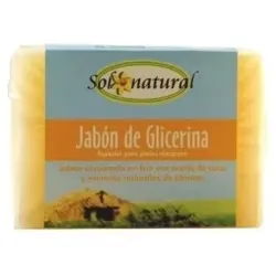 Solnatural jabon glicerina alergias 100g