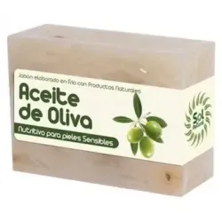 Jabon en pastilla de aceite de oliva 100gr.