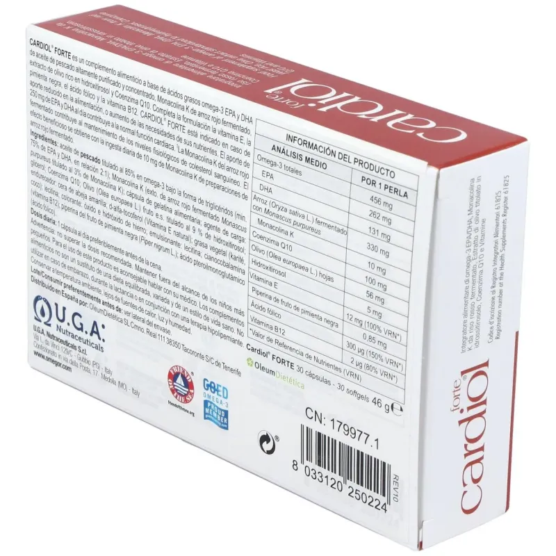 Cardiol forte 30perlas 2 | Farmacia Barata