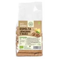 Galletas de espelta con jengibre y nuez 175gr. bio