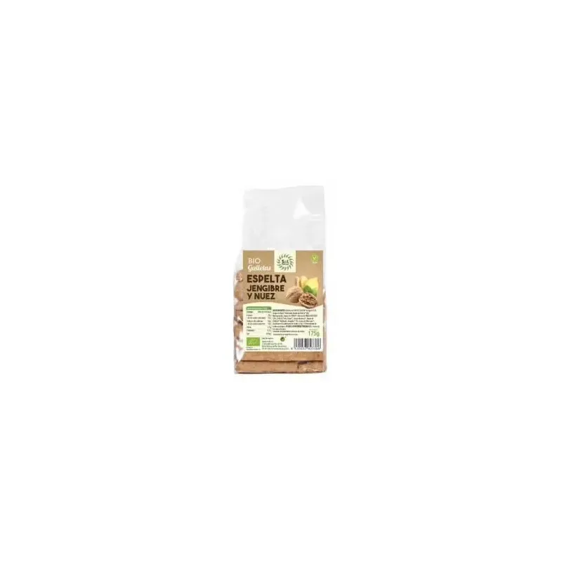 Galletas de espelta con jengibre y nuez 175gr. bio | Farmacia Barata
