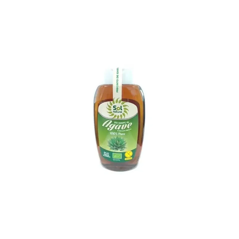 Solnatural sirope agave bio s/g antigoteo 500ml | Farmacia Barata