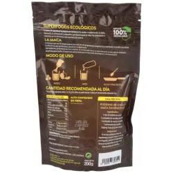 Solnatural maca nega polvo bio 200g | Farmacia Barata