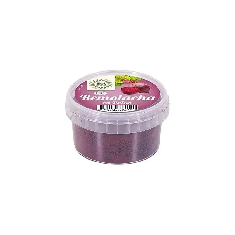 Solnatural remolacha roja polvo bio 150g | Farmacia Barata