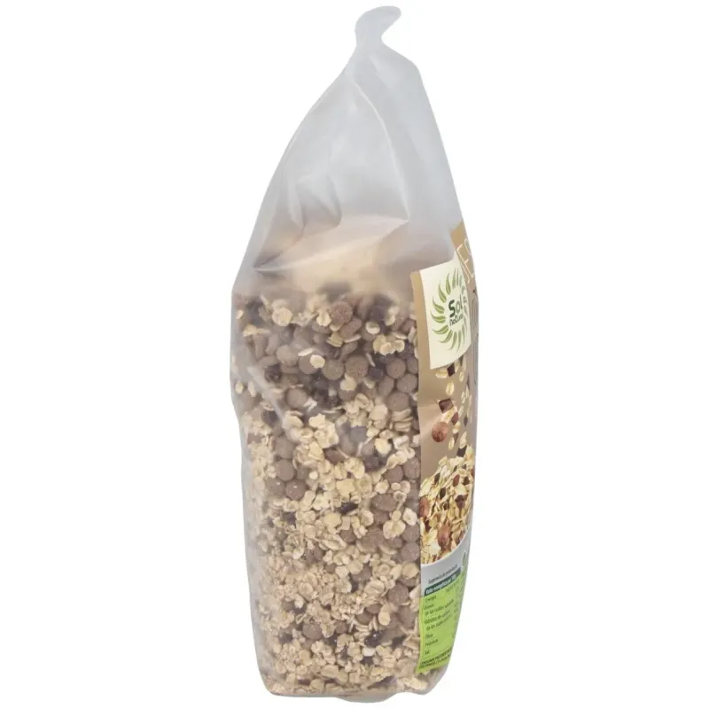Solnatural muesli avena chocolate sin gluten bio 425g | Farmacia Barata