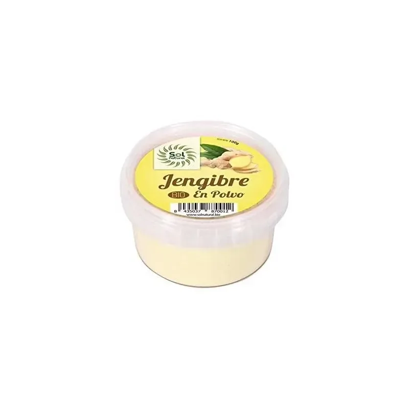 Sol natural jengibre en polvo 100g | Farmacia Barata