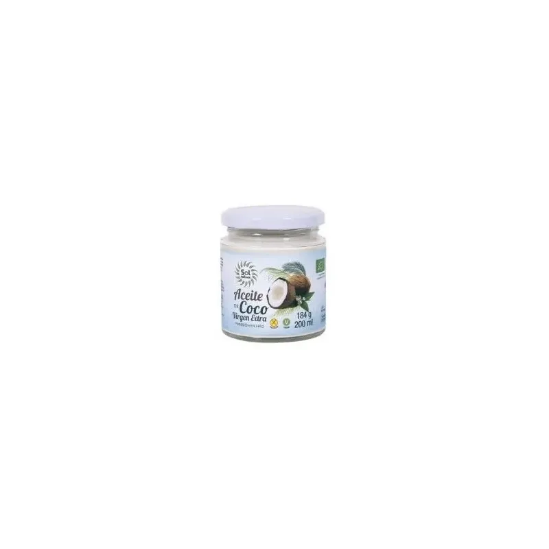 Solnatural aceite coco virg extr bio 200ml | Farmacia Barata