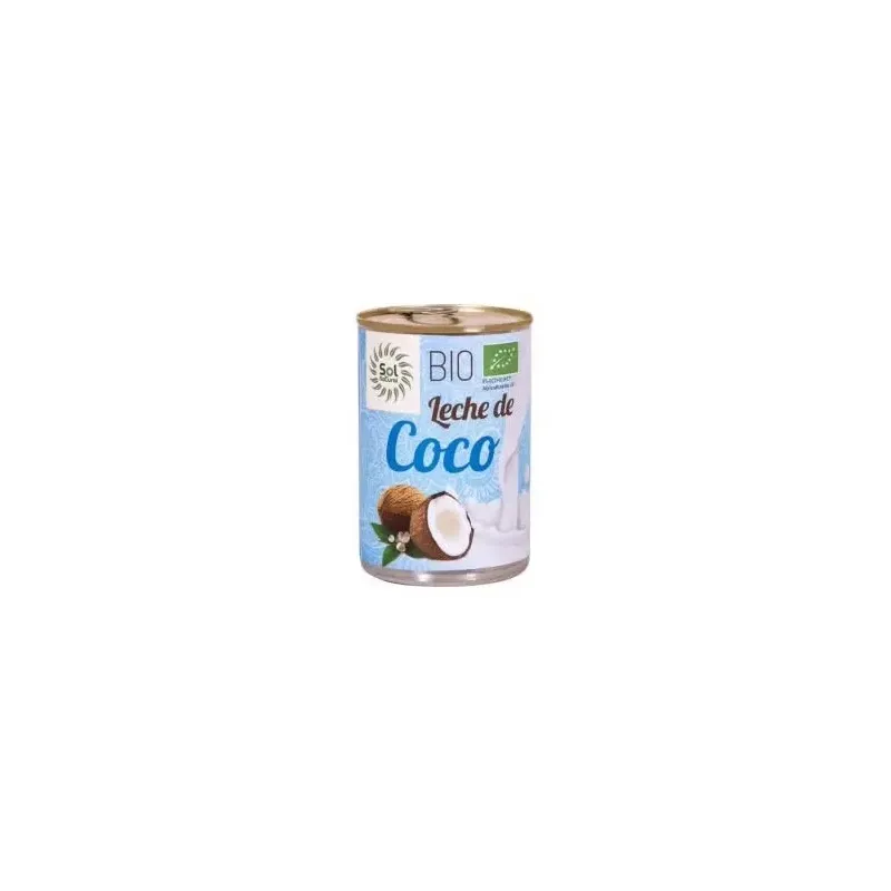 Solnatural leche coco bio lata cocin 400ml | Farmacia Barata