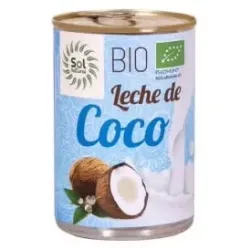 Solnatural leche coco bio lata cocin 400ml | Farmacia Barata