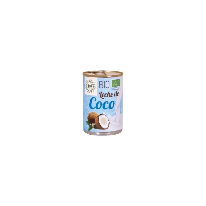 Solnatural leche coco bio lata cocin 400ml | Farmacia Barata