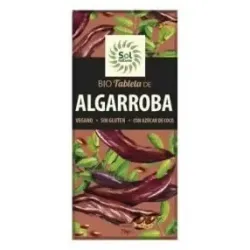 Solnatural choco algarroba bio sin gluten vegano 70g | Farmacia Barata