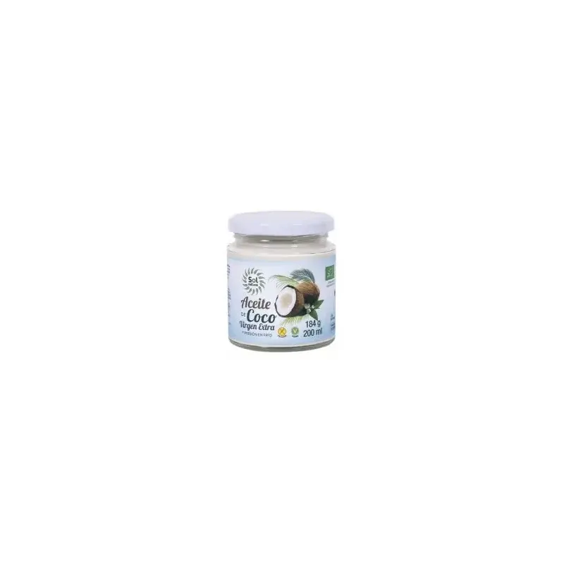 Solnatural aceite coco virg extr bio 200ml | Farmacia Barata