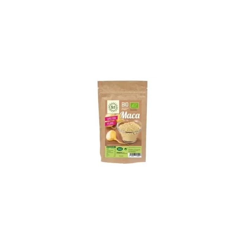 Solnatural maca polvo bio vegano amarilla 200g | Farmacia Barata