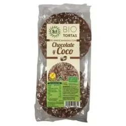 Sol natural tortas de arroz chocolate y coco bio 100g