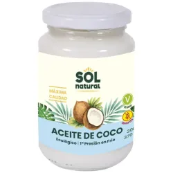 Solnatural aceite coco virg extr bio 370ml